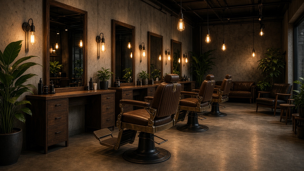 Barbershop interior